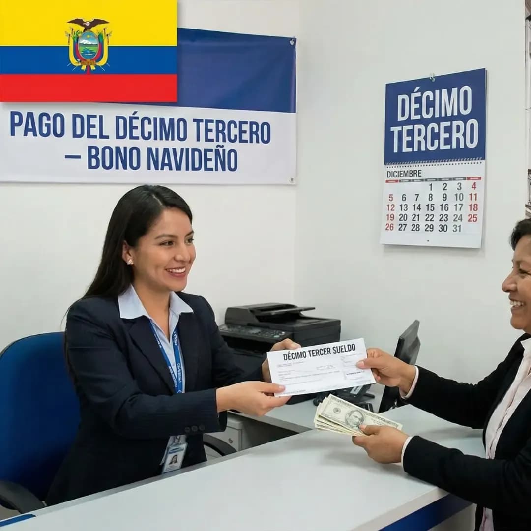 Décimo Tercer Sueldo Ecuador 2026: Cómo Registrar en el SUT, Calculadora y Plazos